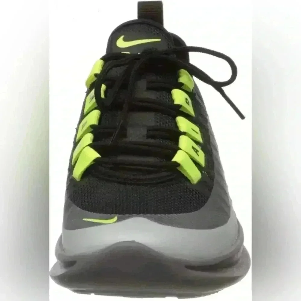 NIKE AIR MAX AXIS GS BLACK / GREEN GREY  KIDS RUNNING SHOES NEW
